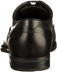 schwarze Leder Brogues von Geox