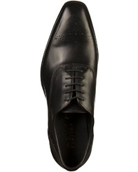 schwarze Leder Brogues von Geox