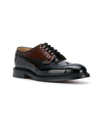 schwarze Leder Brogues von Church's