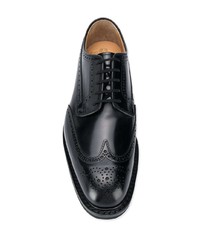 schwarze Leder Brogues von Church's