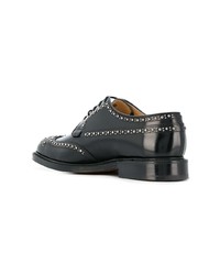 schwarze Leder Brogues von Church's