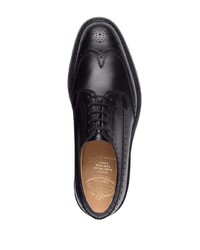 schwarze Leder Brogues von Church's