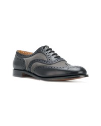 schwarze Leder Brogues von Church's