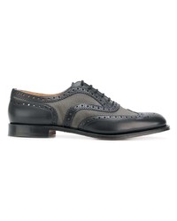 schwarze Leder Brogues von Church's