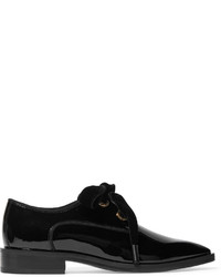 schwarze Leder Brogues von Lanvin