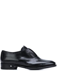 schwarze Leder Brogues von Laurence Dacade