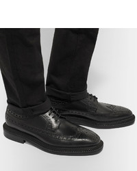 schwarze Leder Brogues von Burberry