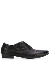 schwarze Leder Brogues von Marsèll