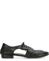 schwarze Leder Brogues von Marsèll