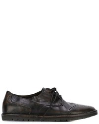 schwarze Leder Brogues von Marsèll