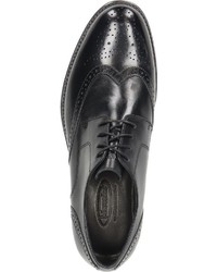 schwarze Leder Brogues von Mercedes