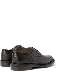 schwarze Leder Brogues von Grenson