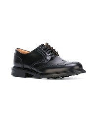 schwarze Leder Brogues von Church's