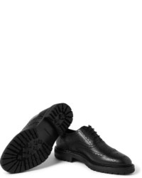 schwarze Leder Brogues von Burberry