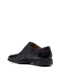 schwarze Leder Brogues von Corneliani