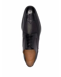 schwarze Leder Brogues von Corneliani