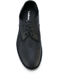 schwarze Leder Brogues von Baldinini