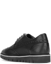 schwarze Leder Brogues von Baldinini