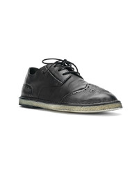 schwarze Leder Brogues von Marsèll