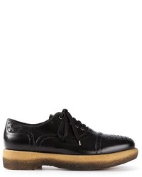 schwarze Leder Brogues von Rocco P.