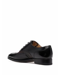 schwarze Leder Brogues von Bally