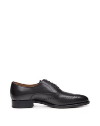 schwarze Leder Brogues von SHOEPASSION