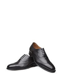 schwarze Leder Brogues von SHOEPASSION