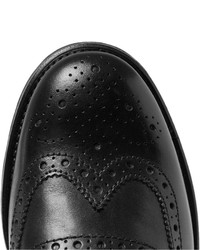 schwarze Leder Brogues von Grenson