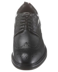 schwarze Leder Brogues von Strellson