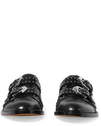 schwarze Leder Brogues von Givenchy