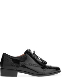 schwarze Leder Brogues von Tabitha Simmons