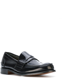 schwarze Leder Brogues von Church's