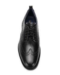 schwarze Leder Brogues von Cole Haan