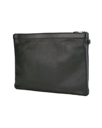 schwarze Leder Clutch Handtasche mit Sternenmuster von Jimmy Choo