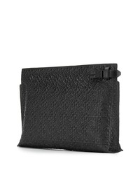 schwarze Leder Clutch Handtasche von Loewe