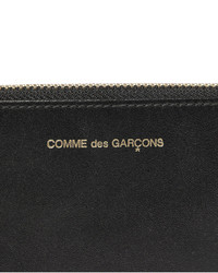 schwarze Leder Clutch Handtasche von Comme des Garcons