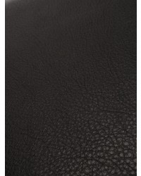 schwarze Leder Clutch Handtasche von Rick Owens