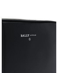 schwarze Leder Clutch Handtasche von Bally