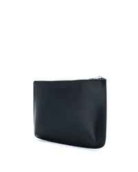 schwarze Leder Clutch Handtasche von A.P.C.