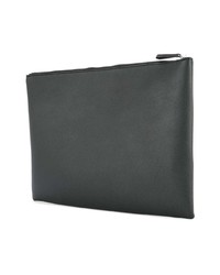 schwarze Leder Clutch Handtasche von GUILD PRIME