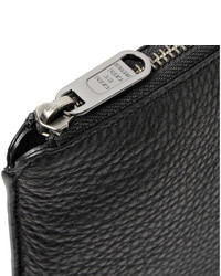 schwarze Leder Clutch Handtasche von Marc by Marc Jacobs