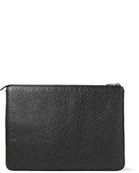 schwarze Leder Clutch Handtasche von Marc by Marc Jacobs