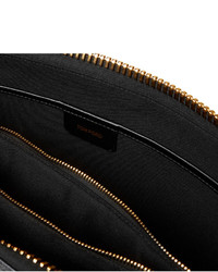 schwarze Leder Clutch Handtasche von Tom Ford