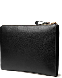 schwarze Leder Clutch Handtasche von Tom Ford