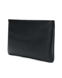 schwarze Leder Clutch Handtasche von Dolce & Gabbana