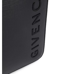 schwarze Leder Clutch Handtasche von Givenchy