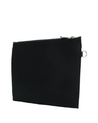 schwarze Leder Clutch Handtasche von Philipp Plein