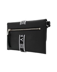 schwarze Leder Clutch von Givenchy