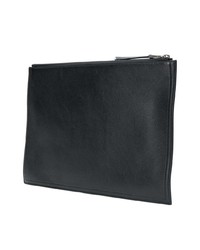 schwarze Leder Clutch von Givenchy