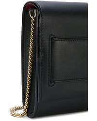 schwarze Leder Clutch von Bally